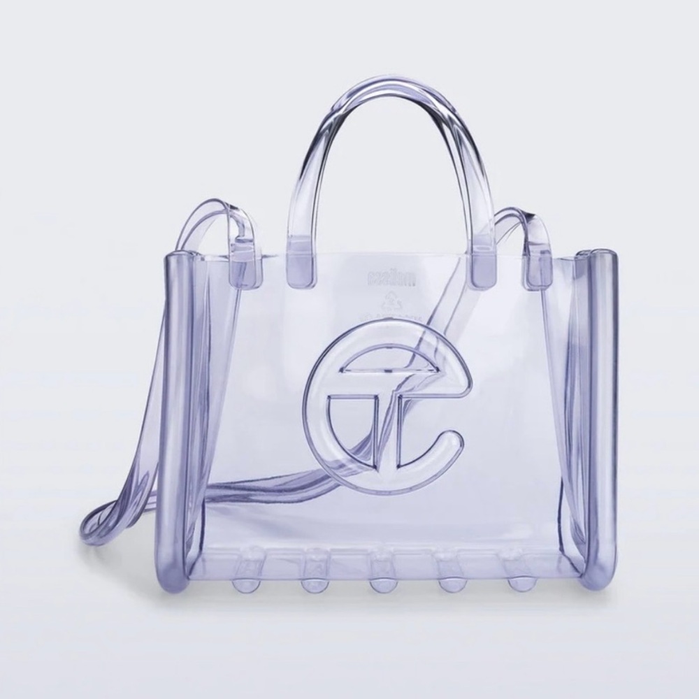 🦋NEW Melissa  X Telfar Medium Jelly Shopper Clear🦋